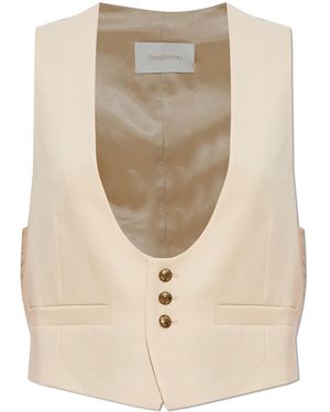 Zimmermann Wool Vest - Natural