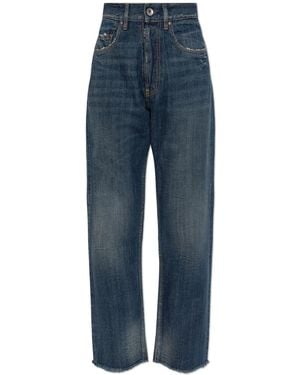 Maison Margiela Jeans With Logo - Blue