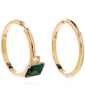 Moschino Round Earrings - Metallic