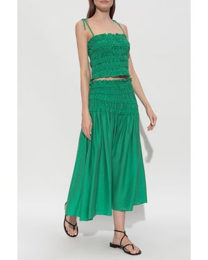 Tory Burch Draped Camisole Top - Green