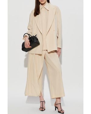 Issey Miyake Double-Breasted Blazer - Natural