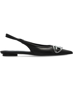 DIESEL Leather Shoes 'D-Venus' - White