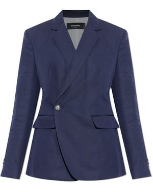 DSquared² Blazer With Double Vent - Blue