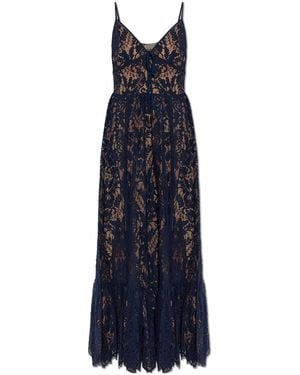MICHAEL Michael Kors Lace Dress With Shoulder Straps - Blue