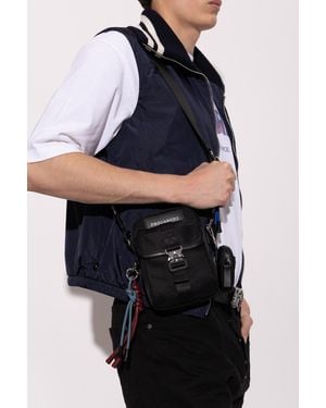 DSquared² Bag With Detachable Pouch - Blue