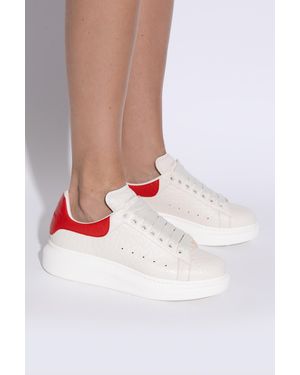 McQueen Sports Shoes With Logo - White