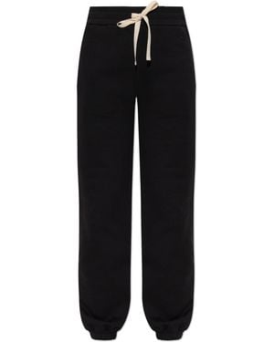 Jil Sander Joggers With Cuffed Legs - Black