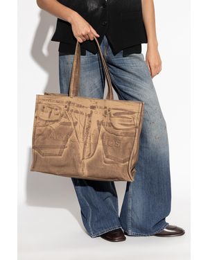 Acne Studios Bag With Logo - Blue