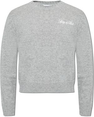 Sporty & Rich Sweater From The Paris Drop Collection - Grey