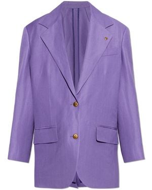 Versace Oversize Blazer - Purple