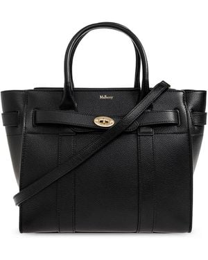 Mulberry "Small Zipped Bayswater" Bag - Black