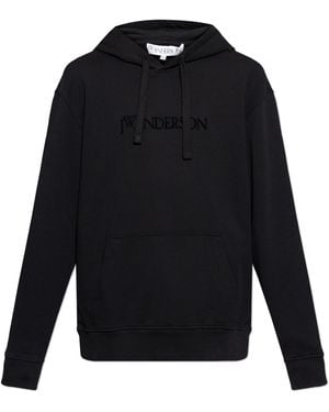 JW Anderson Sweatshirt With Logo - Blue