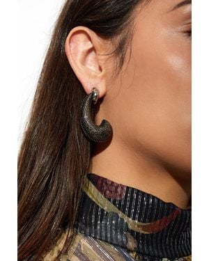 Etro Asymmetric Earrings - Black