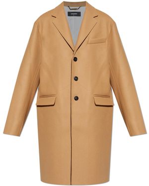 DSquared² Wool Coat, - Natural