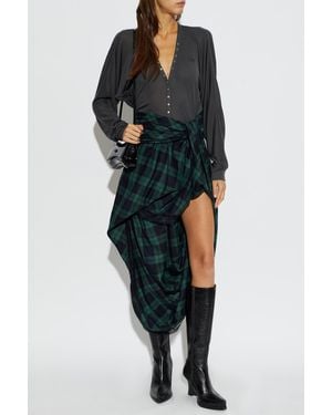 DIESEL Wool Skirt 'O-Winny' - Black