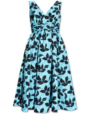 Kate Spade Floral Pattern Dress - Blue