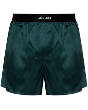 Tom Ford Silk Boxers - Green
