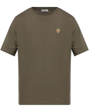 Bally T-Shirt With Logo - Green