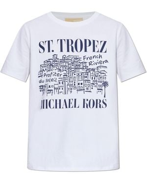 MICHAEL Michael Kors T-Shirt With Print - White