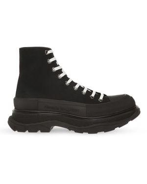 McQueen Male Black 100% Canvas. 100% Rubber.