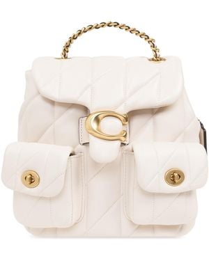 COACH Tabby Backpack, - White