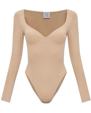 Vetements Long Sleeve Bodysuit - White