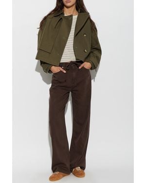 Rag & Bone T-Shirt With A Striped Pattern - Natural