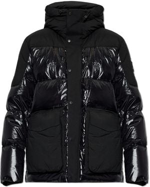 Moose Knuckles Down Jacket With Hood - Black
