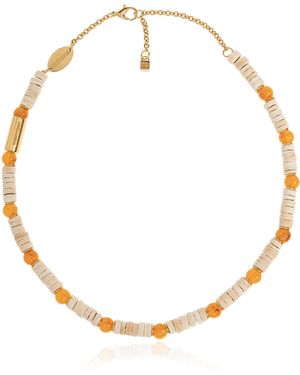 DSquared² Necklace With Engraved Logo - Metallic