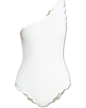 Marysia Swim One-Shoulder Swimsuit - White