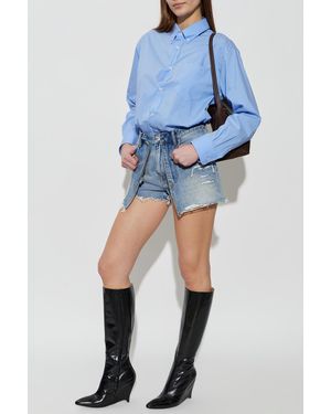 Alexander Wang Jumpsuit With A Vintage Effect - Blue