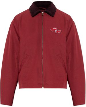 KENZO Jacket With Logo - Red