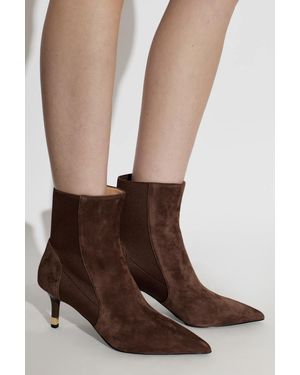 Furla 'Aria' Heeled Ankle Boots - Brown