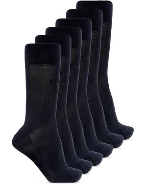 CDLP Six-Pack Of Socks - Blue