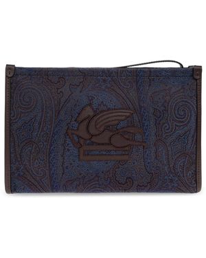 Etro Handheld Pouch - Blue