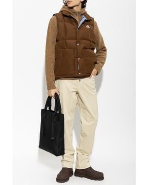 Moncler Quilted Vest 'Brumelune' - Brown