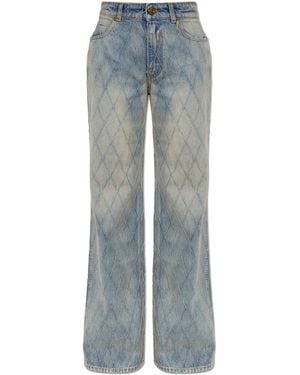 Balmain Jeans With 'Vintage' Effect - Blue