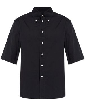 Lemaire Short-Sleeve Shirt - Black