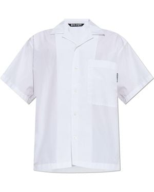 Palm Angels Shirt With Pocket - White