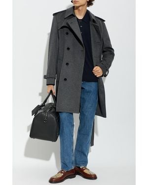 Burberry Cashmere Coat 'Hastings' - Blue