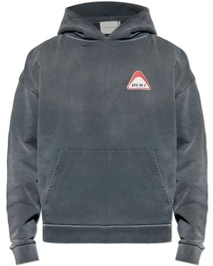 Duke & Dexter Sweatshirt With Logo - Grey