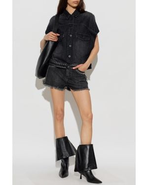 AllSaints Denim Shirt "Alba" - Black