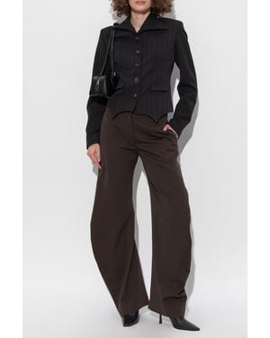 AVAVAV Pinstripe Blazer - Black