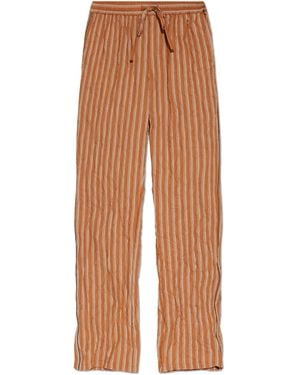 Dolce & Gabbana Pants With A Crinkled Effect - Brown