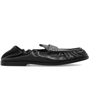 KENZO Leather 'Loafers' Shoes - Black