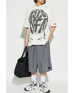 PDF T-Shirt With Print - Gray