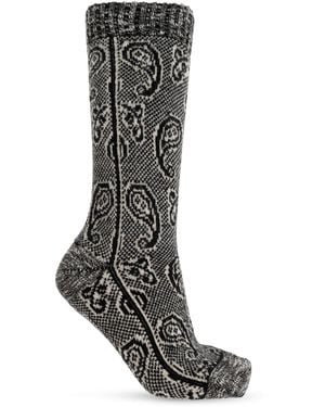 Dries Van Noten Wool Socks - Black