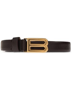 Balenciaga Leather Belt - Brown