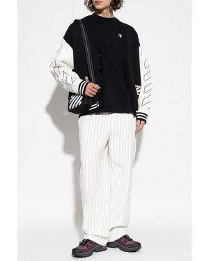 Off-White c/o Virgil Abloh Cardigan With Patches - Black