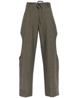 Christopher Esber 'Sirocco Twill' Trousers - Green